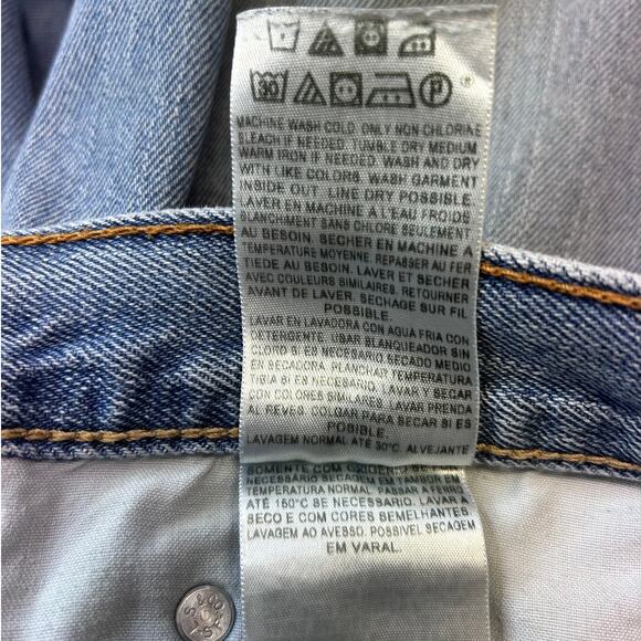 Levi’s Mens Light Wash Straight Fit 505 Jeans, Blue, size W38xL29 - Picture 12 of 16